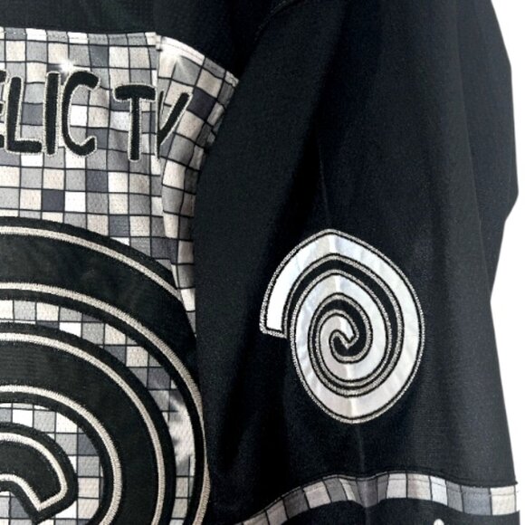 Elev808 Designs EDMN Scooby Doo Hockey Jersey Medium Black Pre-Loved - Picture 8 of 8